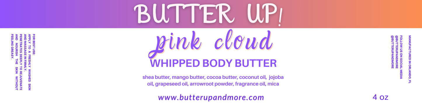 Pink Cloud Whipped Body Butter (Cotton Candy Fragrance)